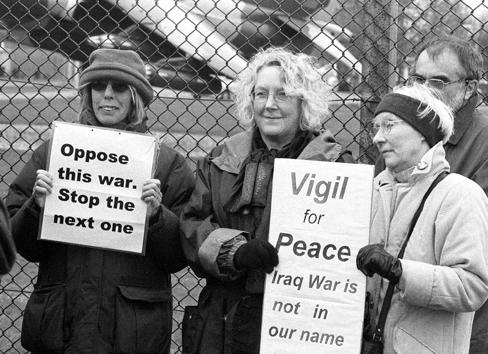 Reclaim the Bases :: 'Stop the War protest RAF Stafford :: RAF Cottesmore