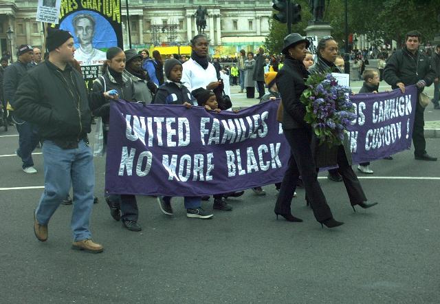 The march sets off towards Downing Street