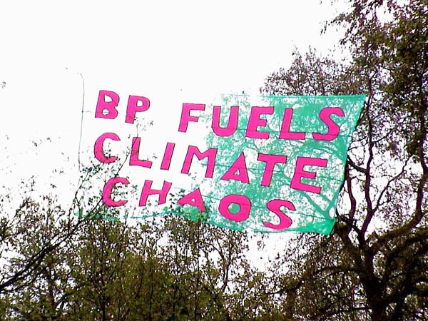unfurled at last - BP FUELS CLIMATE CHANGE