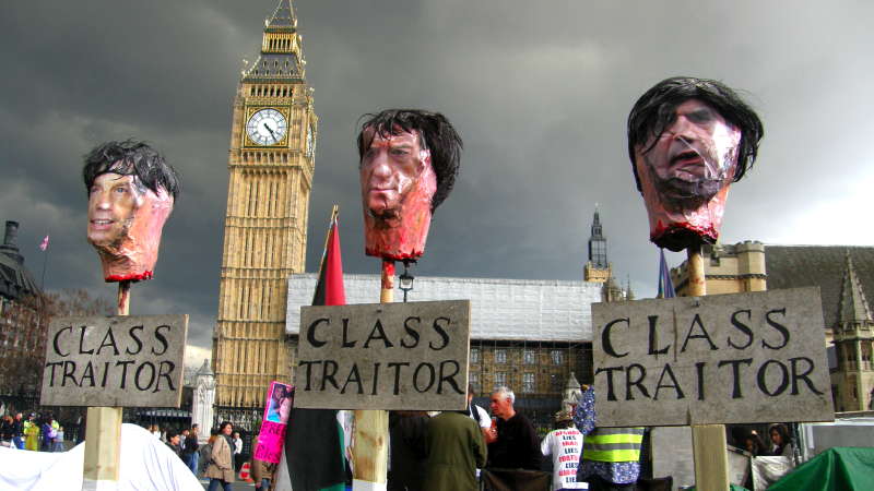 B6. Blair, Mandelson, Brown – Severed Heads On Spikes