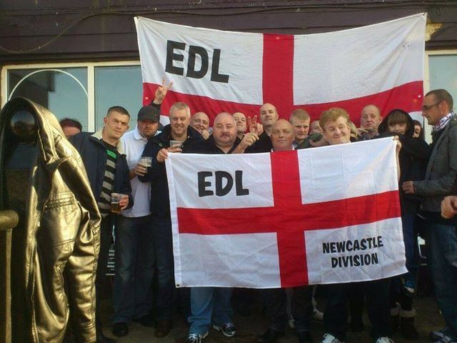 Ronald Wood has been actively involved with the North East EDL for years
