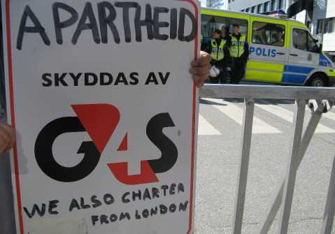 G4S involved in maintaining the occupation of Palestine.